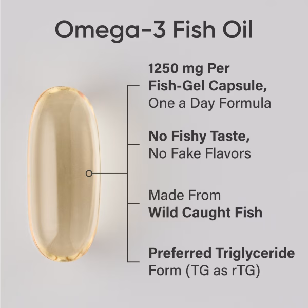 Sports Research, Omega-3 Fish Oil, Triple Strength, 180 Capsules - Image 3