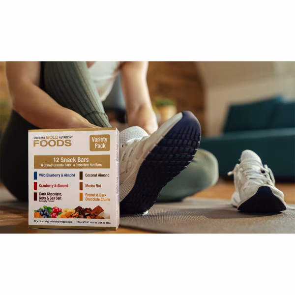 California Gold Nutrition, FOODS, Assorted Snack Bars, 12 x 40 g (1.4 oz) - Image 6
