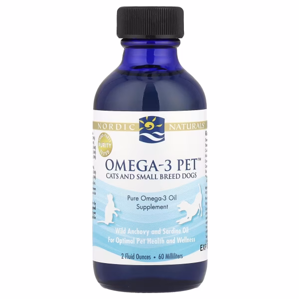 Nordic Naturals, Omega-3 Pet™, for Cats and Small Breed Dogs, 2 fl oz (60 ml) - Image 3