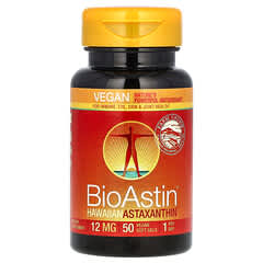Nutrex Hawaii, BioAstin, Hawaiian Astaxanthin, 12 mg, 50 Vegan Soft Gels - Image 3