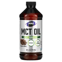 NOW Foods, Sports, MCT Oil, Chocolate Mocha, 14 g, 16 fl oz (473 ml)