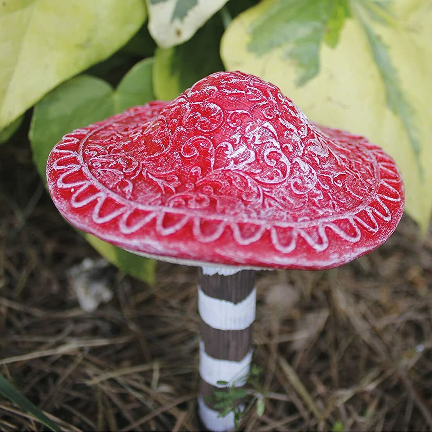 Set of 4 Mushroom Garden Ornaments - Image 3