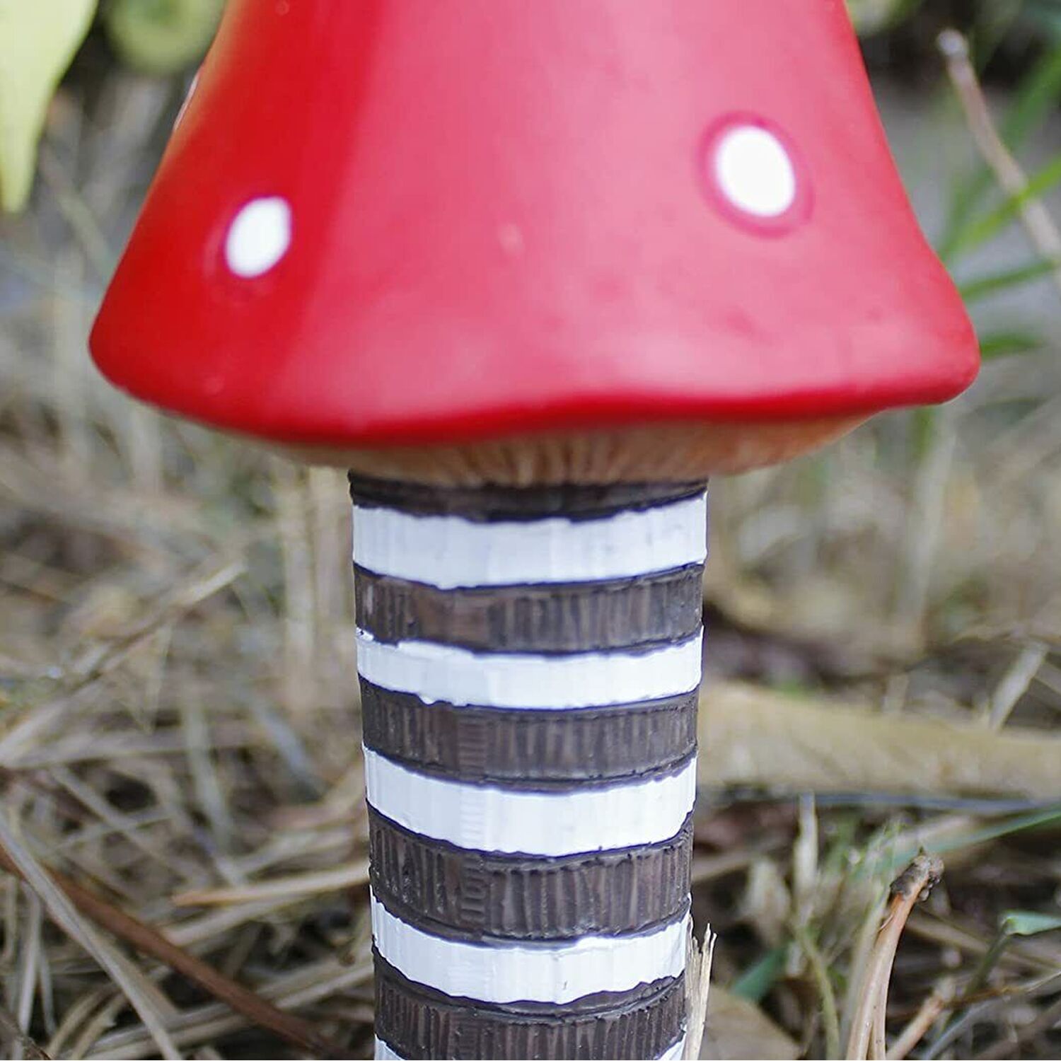 Set of 4 Mushroom Garden Ornaments - Image 5